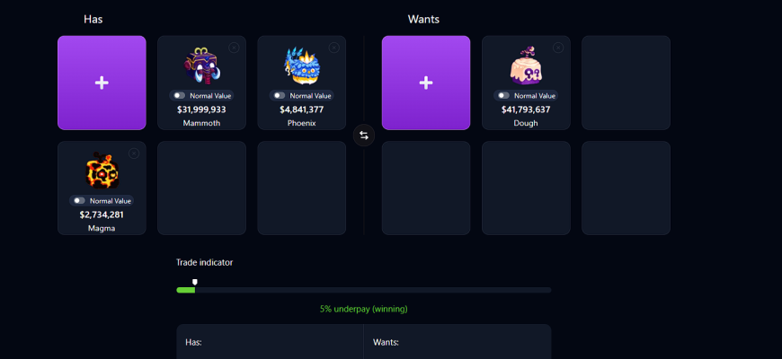 blox fruit value calculator